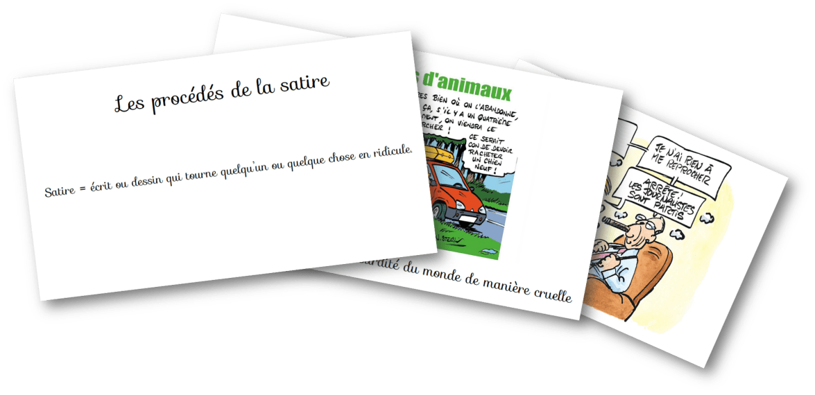 La BD satirique – Dénoncer les travers de la société – Français – 3ème
